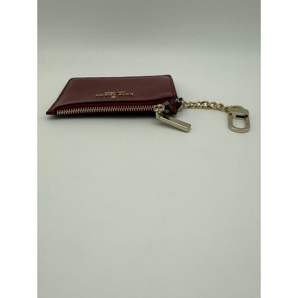 NWT Kate Spade Red Jam Textured Patent Leather Small Pocket Purse Wallet - Picture 3 of 8